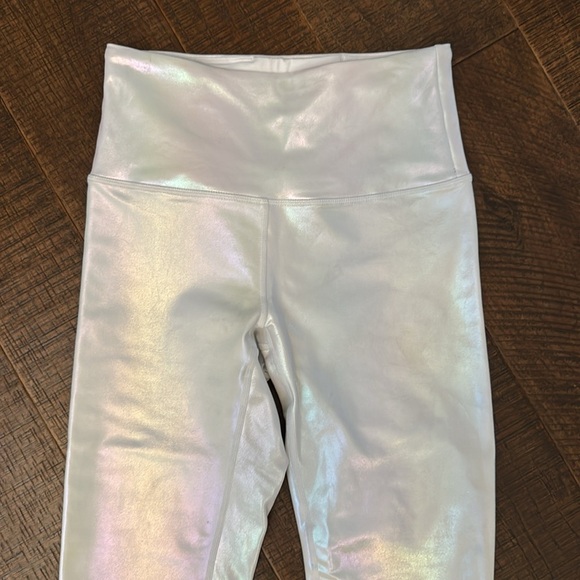 Zyia Iridescent White Unicorn Luxe Leggings - Picture 5 of 12